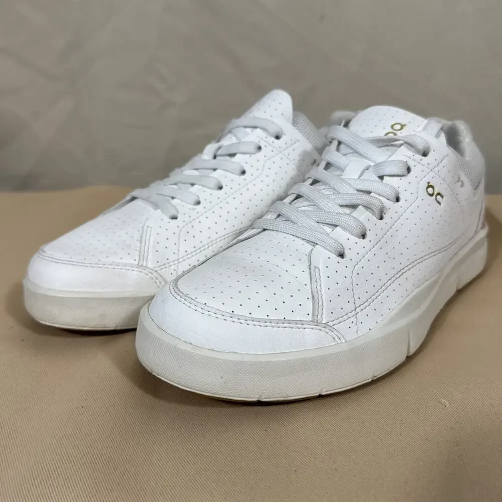 On Running The Roger Womens 8 White Pink CloudTec Tennis Sneakers Shoes EU 39